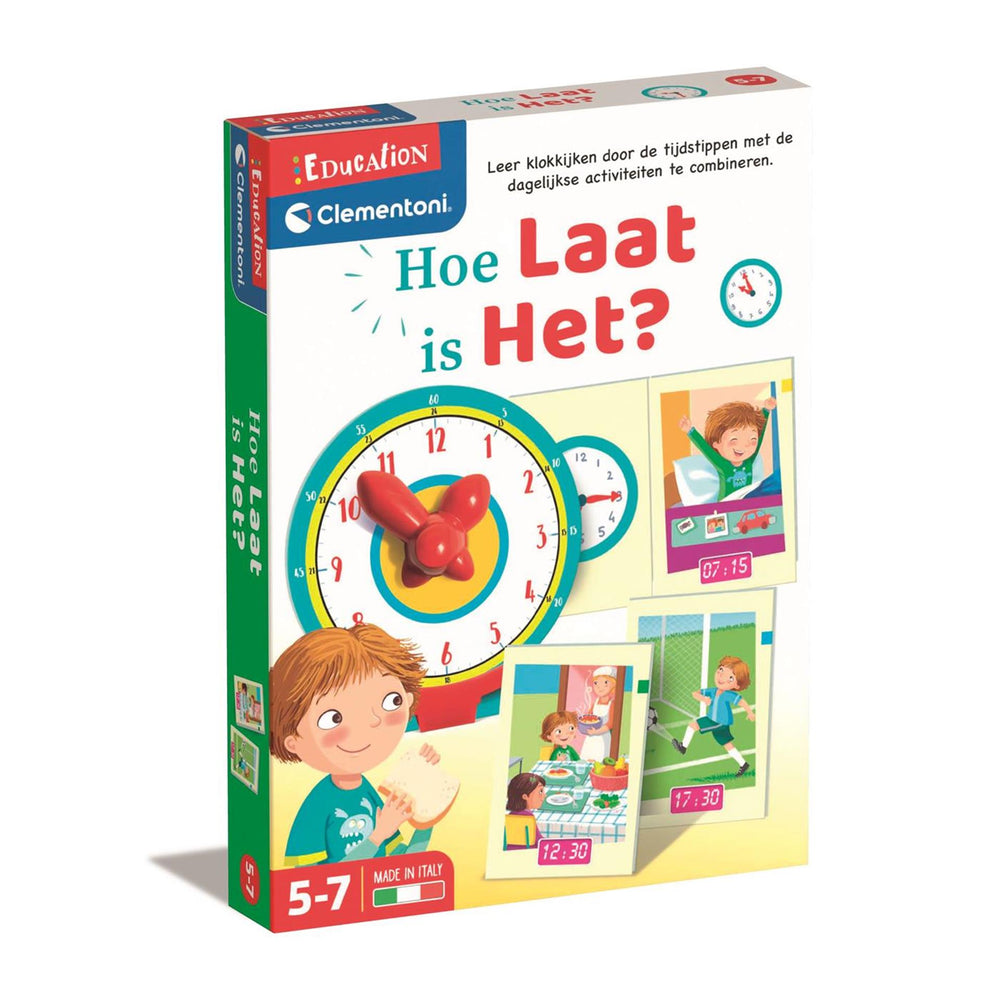 Clementoni Onderwijs Hoe laat is het?
