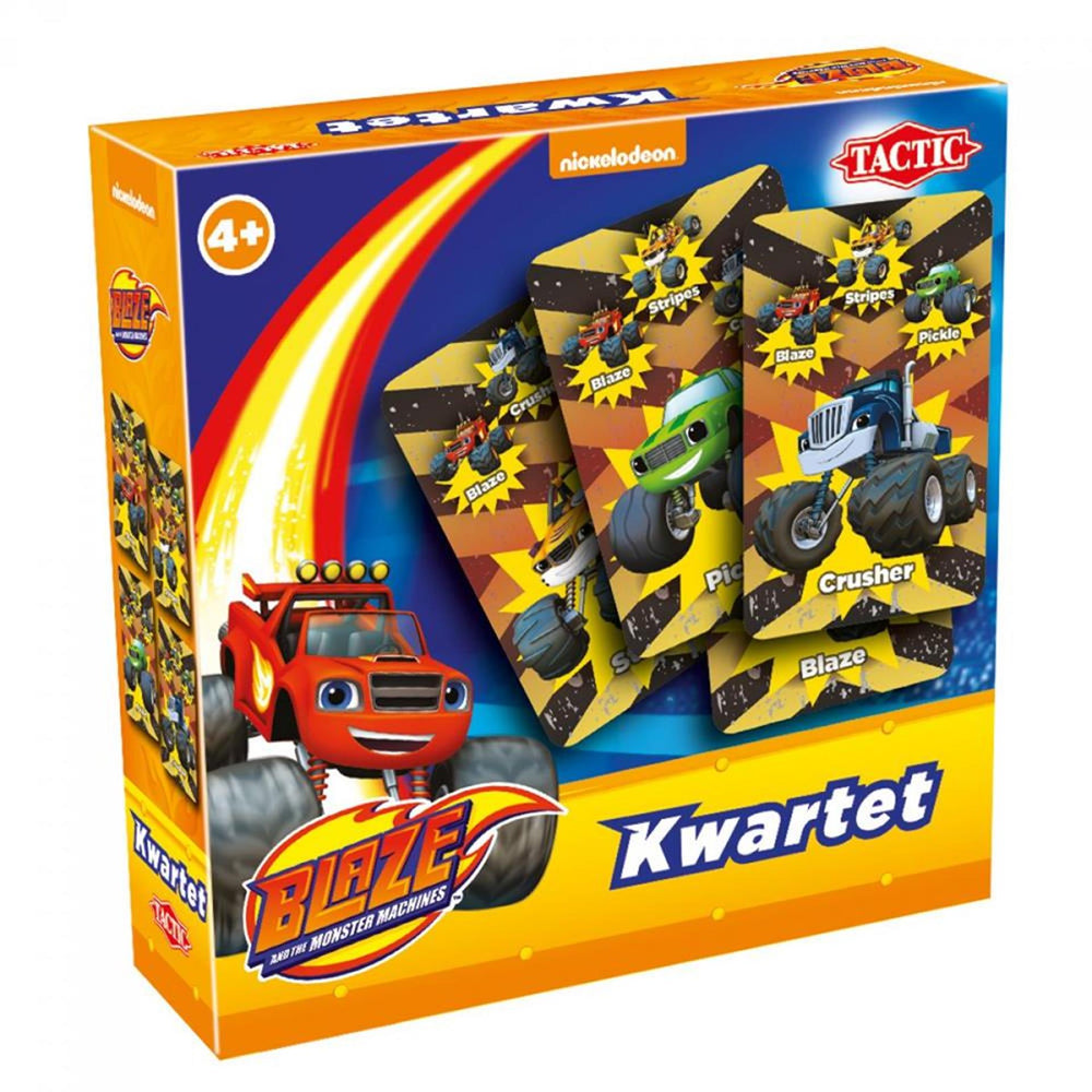 Tactic blaze kwartet – kaartspel – kinderspel – vanaf 4 jaar – 2-4 spelers