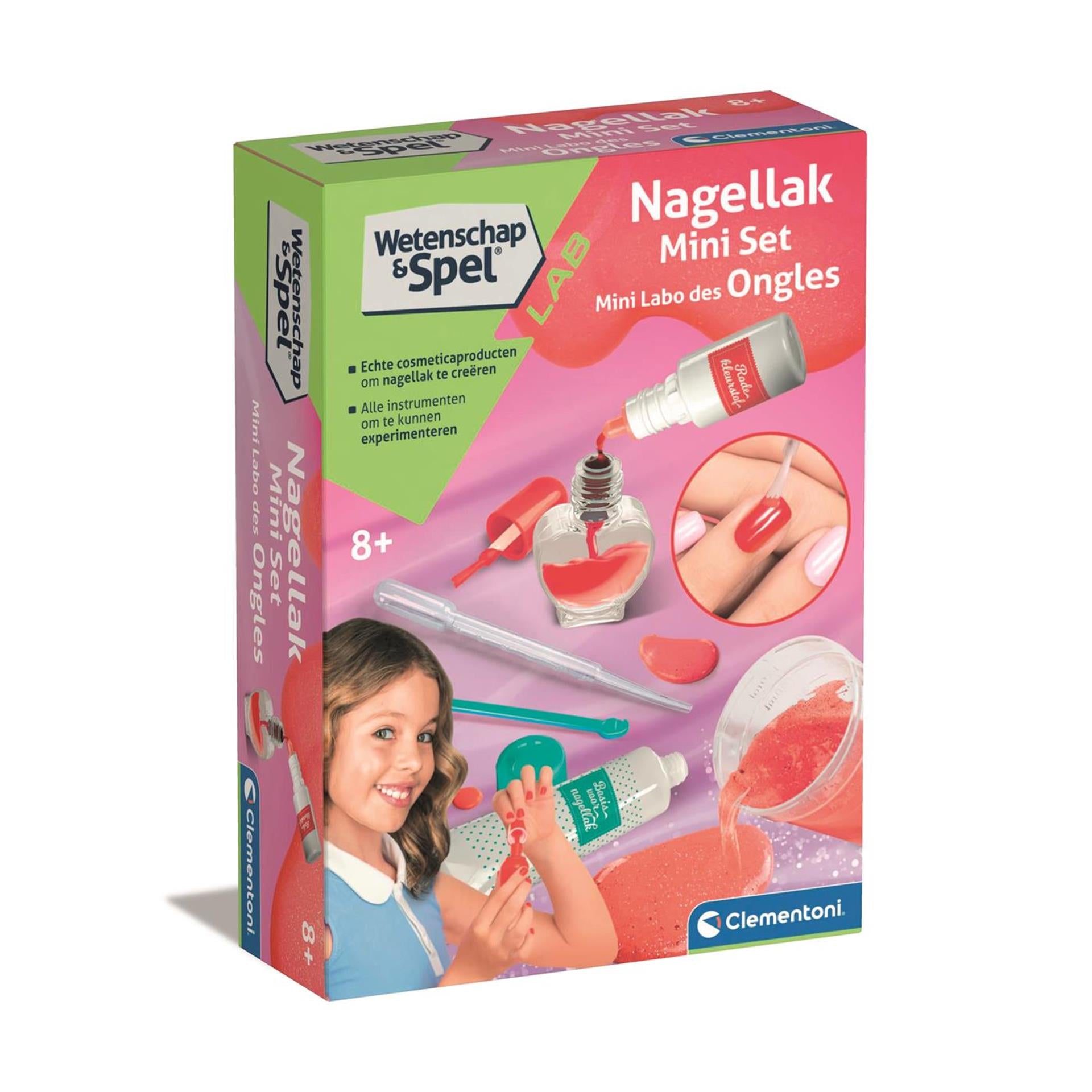 Clementoni wetenschap en spel - mini nagellakset