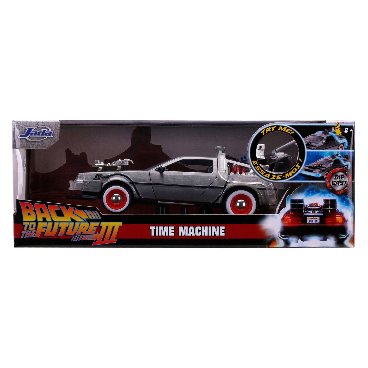 Jada Toys Jada Die-Cast Tijdmachine (Terug naar de Toekomst 3) 1:24