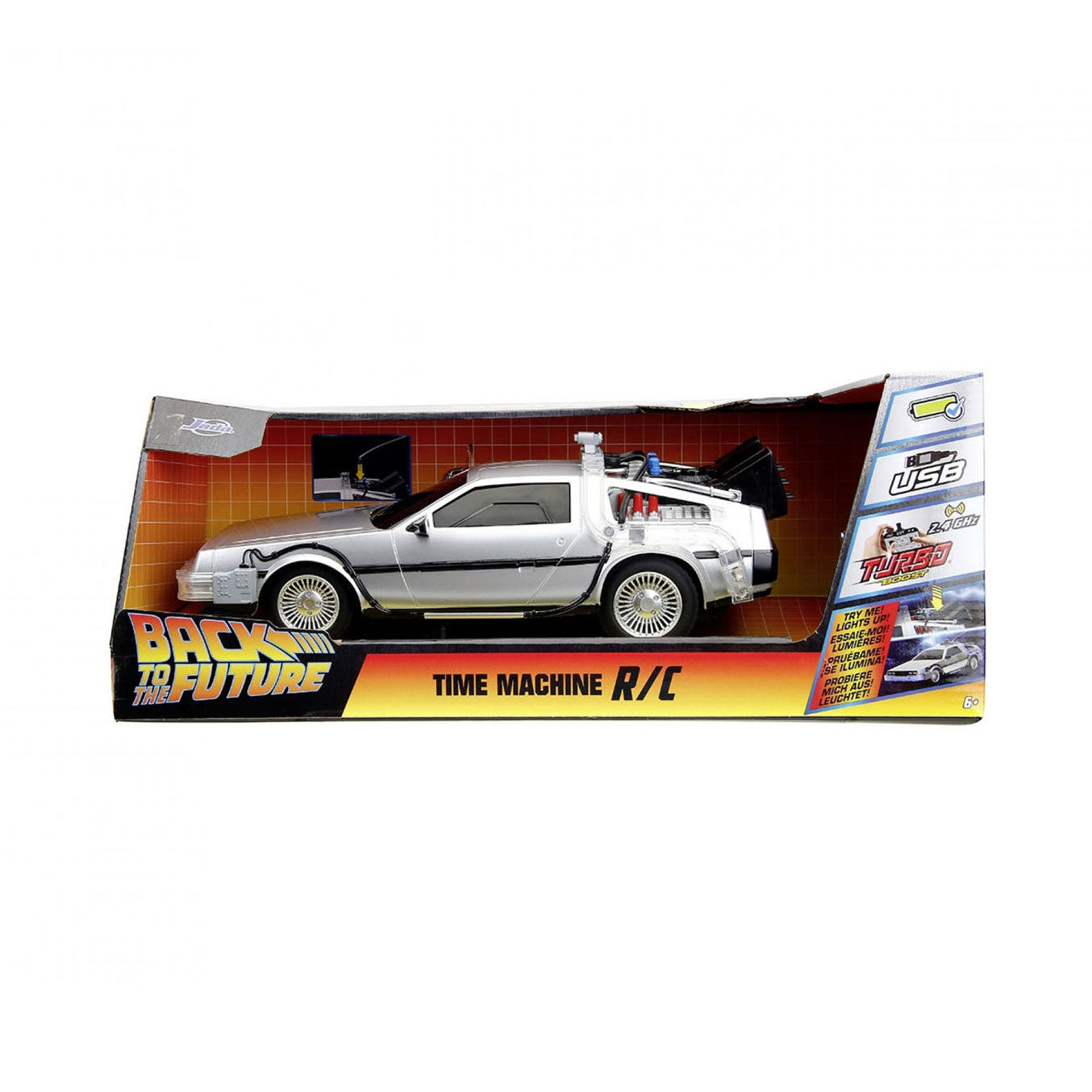 Jada Bestuurbare Auto Back to the Future RC Tijdmachine 1:16