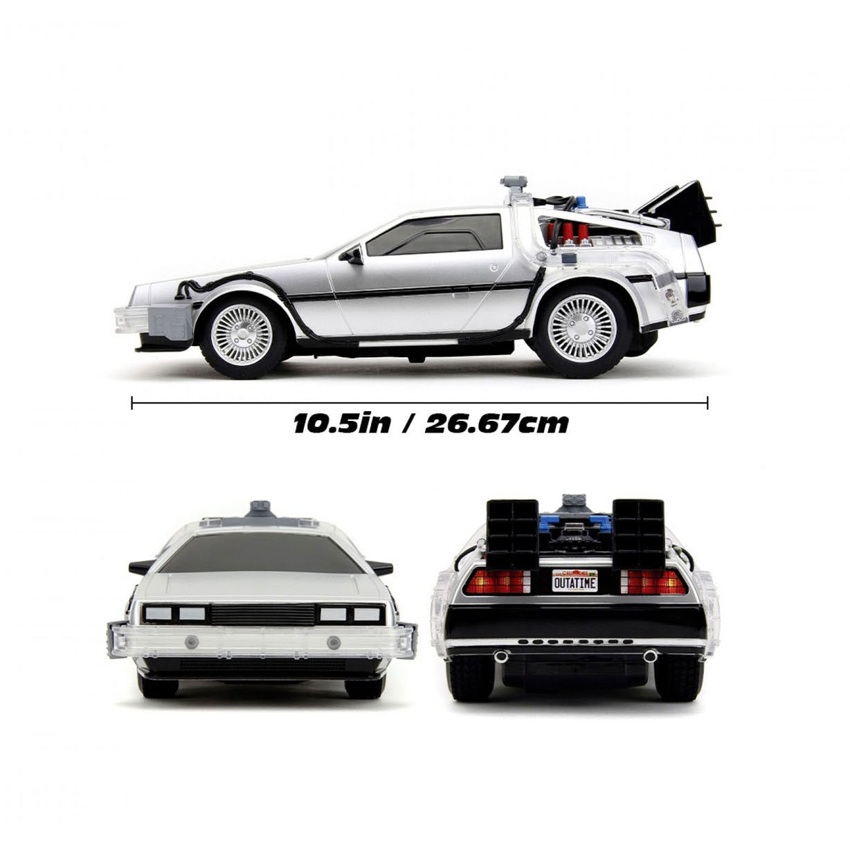 Jada Bestuurbare Auto Back to the Future RC Tijdmachine 1:16