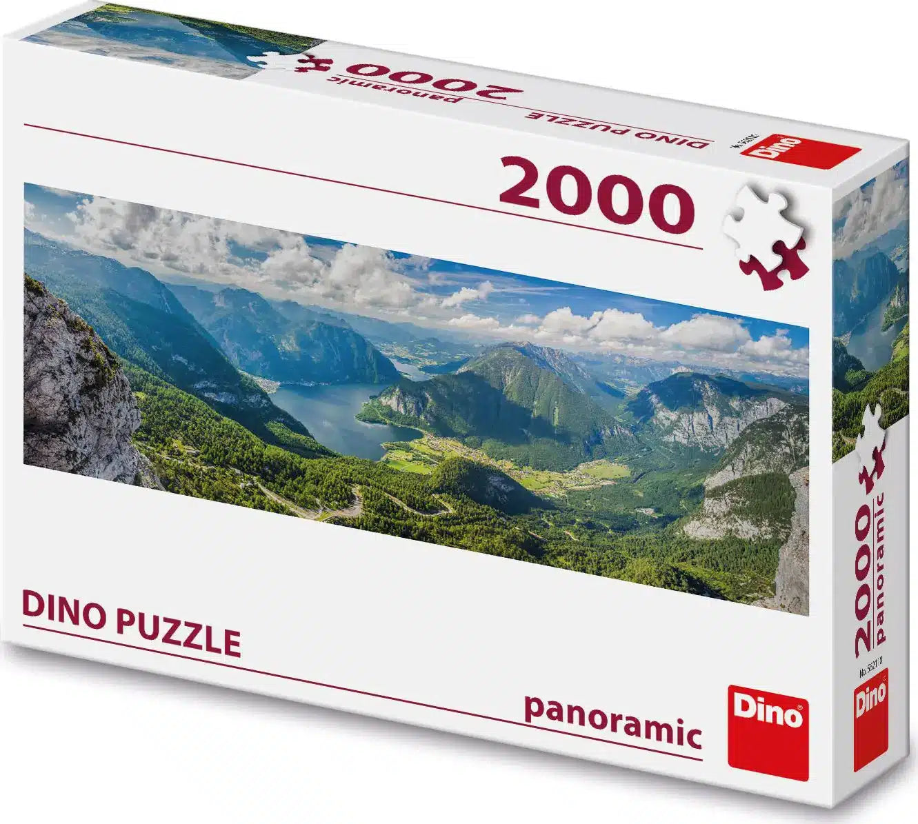 Dinotoys dino beenpuzzel van de oostenrijkse alpen - 2000 stukjes