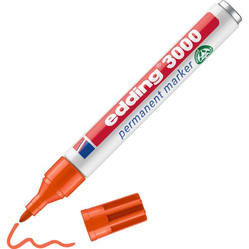 Edding permanente marker 3000 oranje