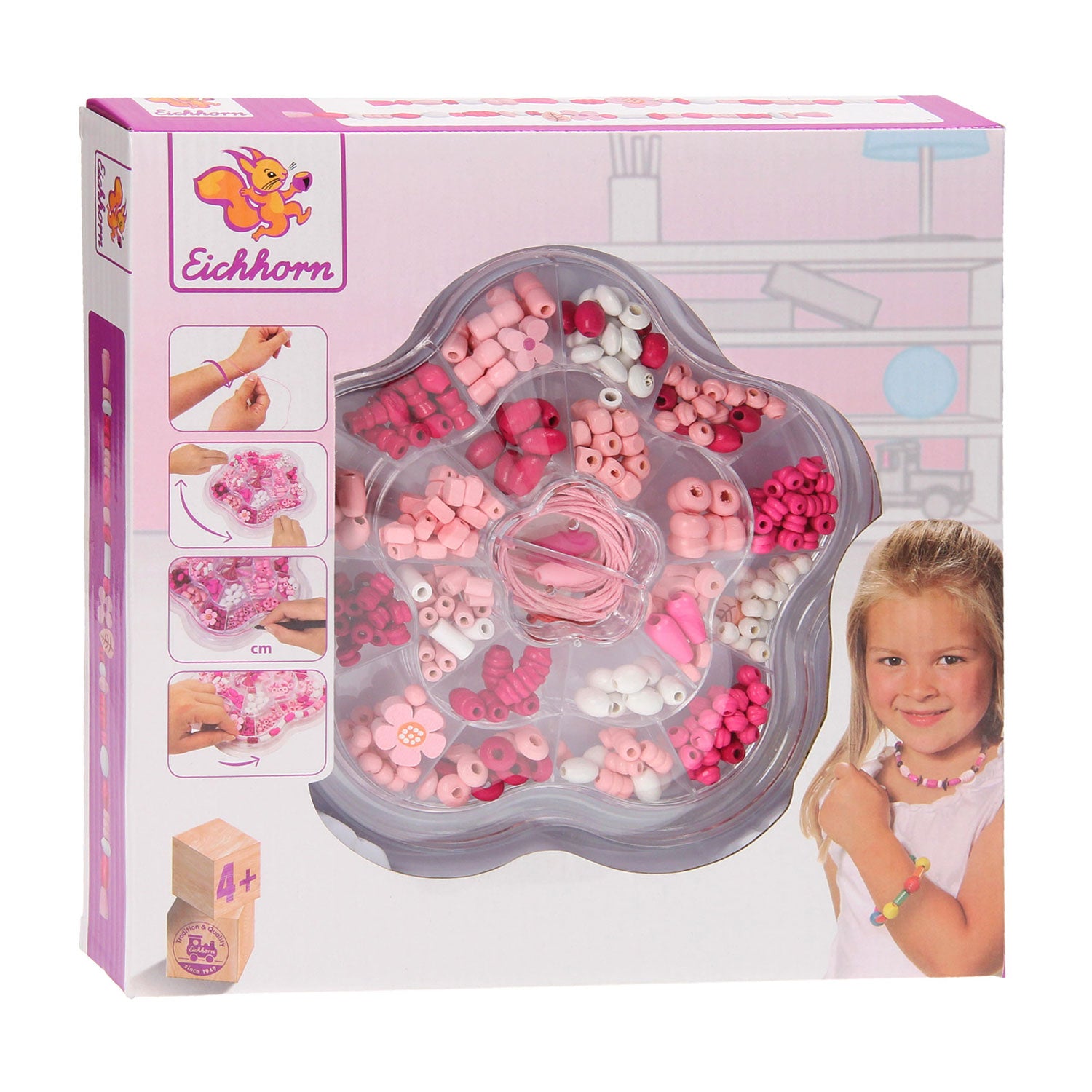 Eichhorn Houten Kralenset, 275dlg.