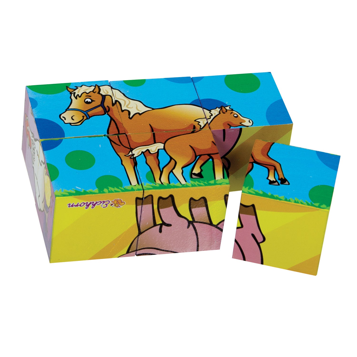 Eichhorn Blokpuzzel 6dlg.