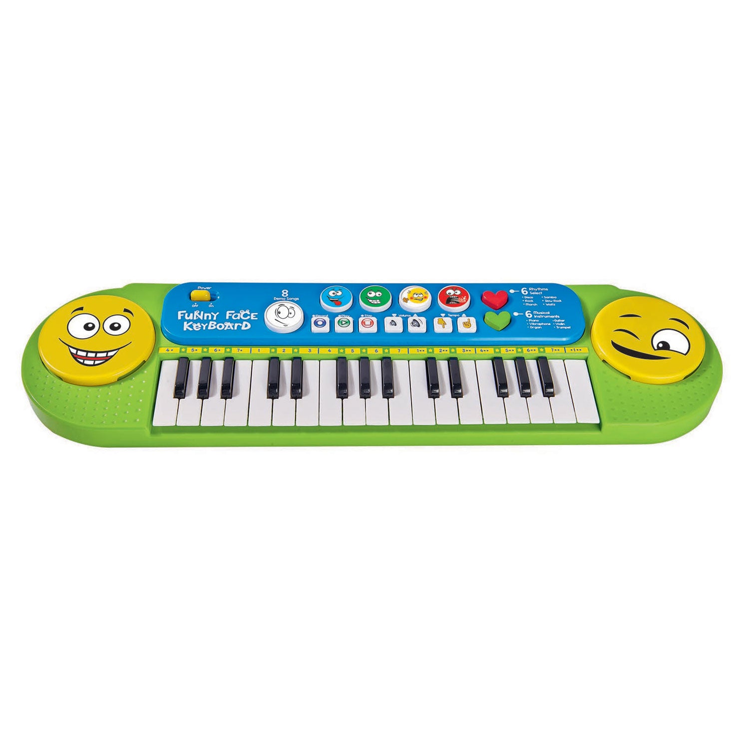 Mijn muziekwereld Smiley-toetsenbord