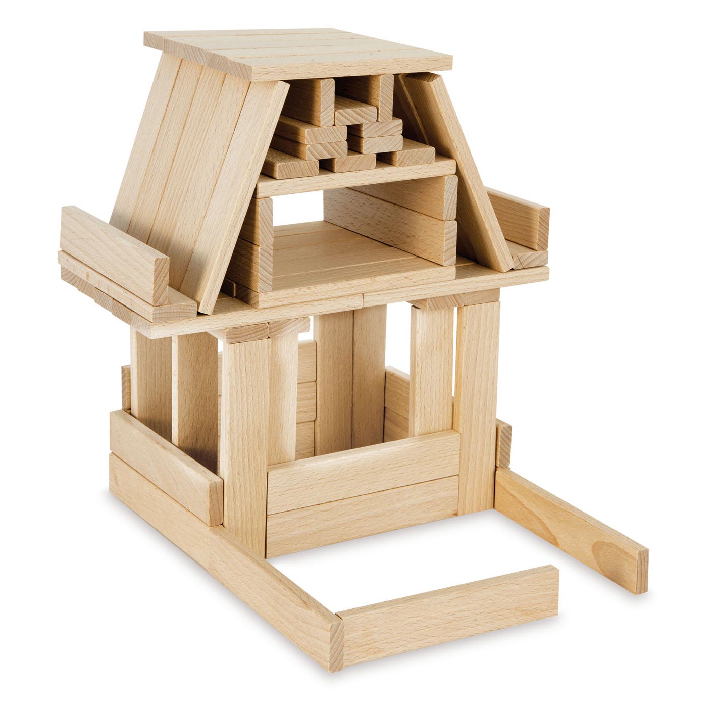 Eichhorn Houten Bouwplankjes 200dlg.