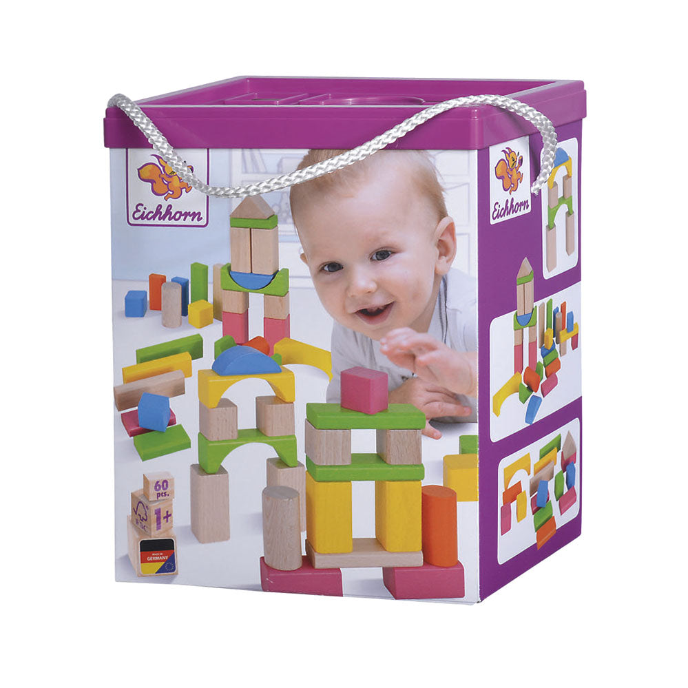 Eichhorn houten blokken, 60dlg.