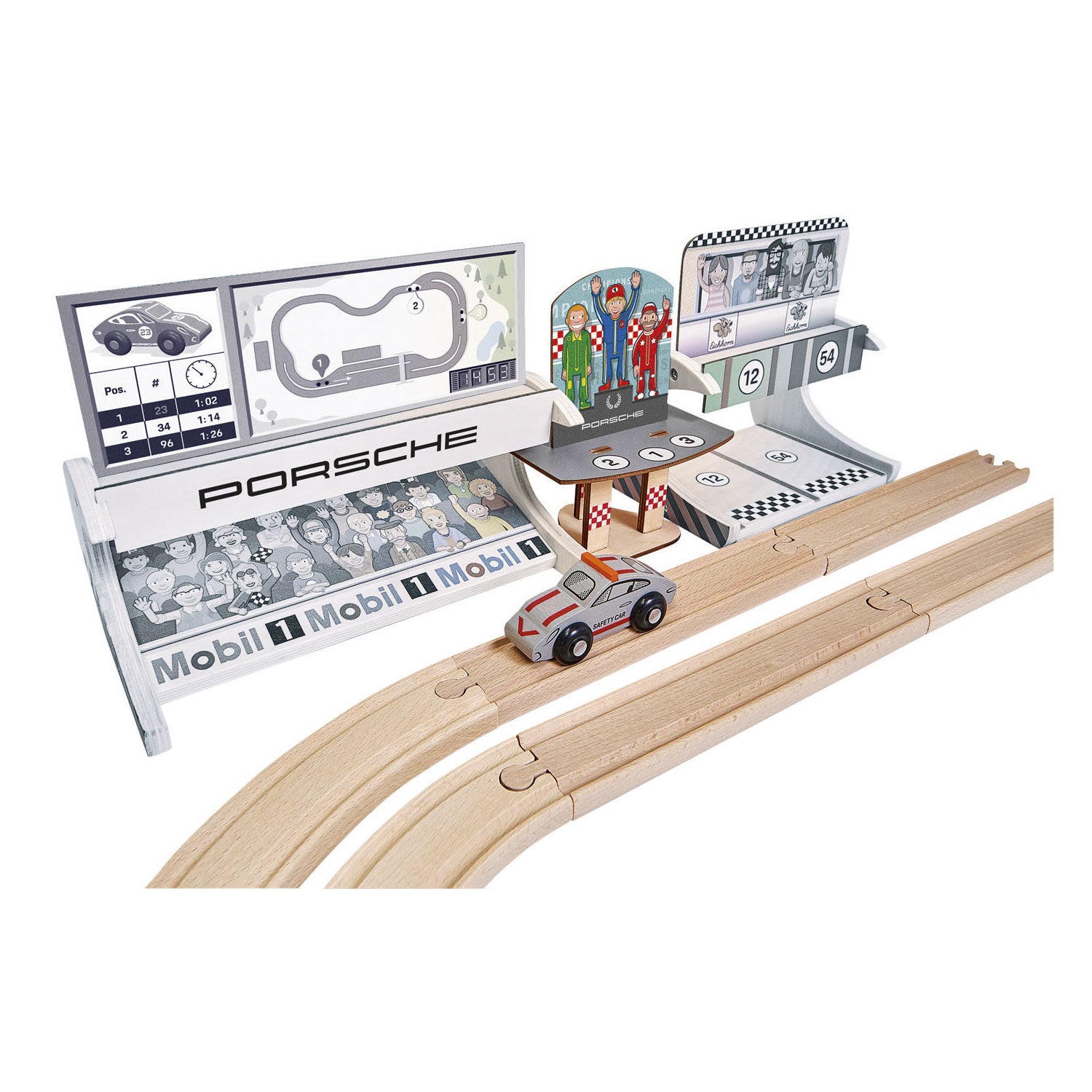 Eichhorn Houten Porsche Raceset, 14dlg.