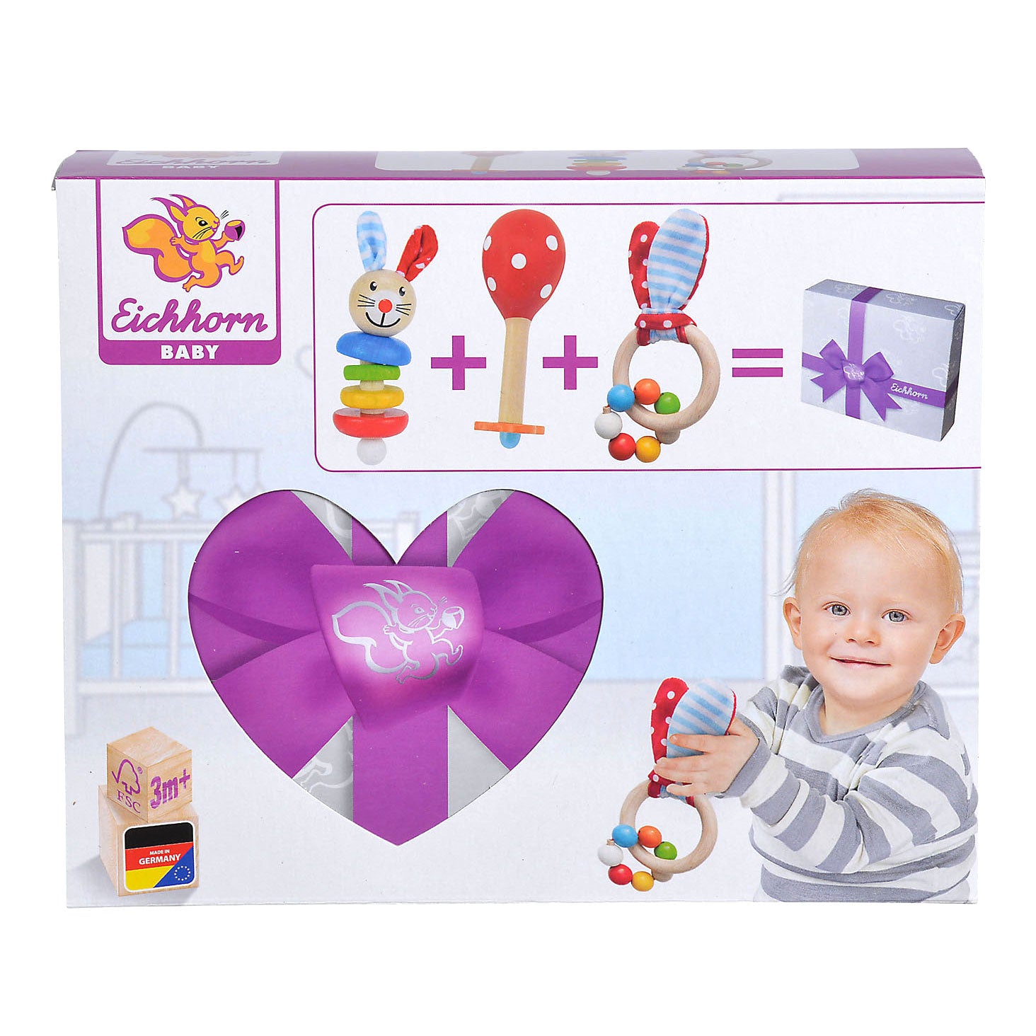 Eichhorn babycadeauset, 3dlg.