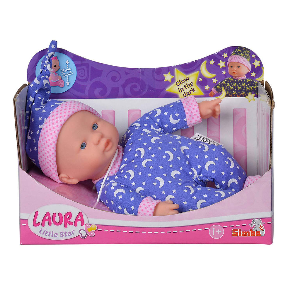 Simba Laura Little Star Babypop licht op in het donker