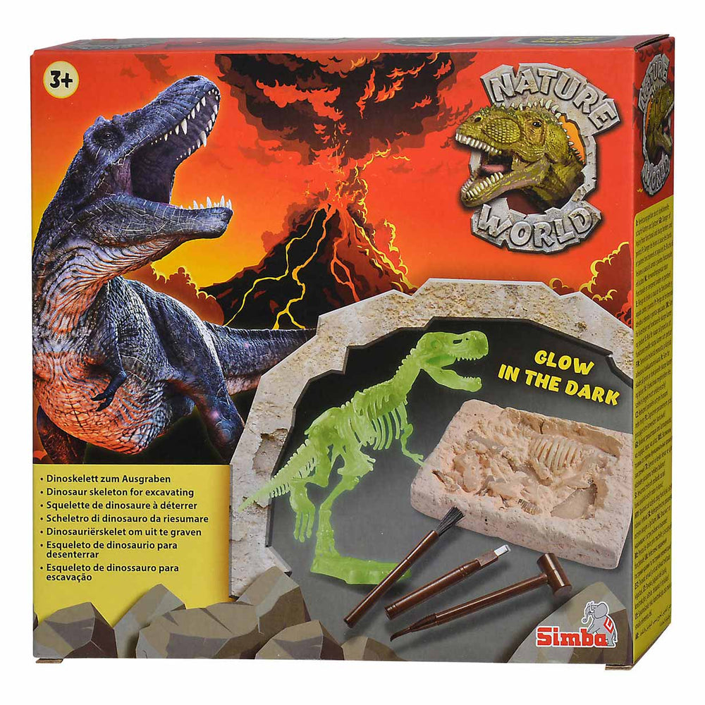 Glow in the Dark T-Rex Gravureset