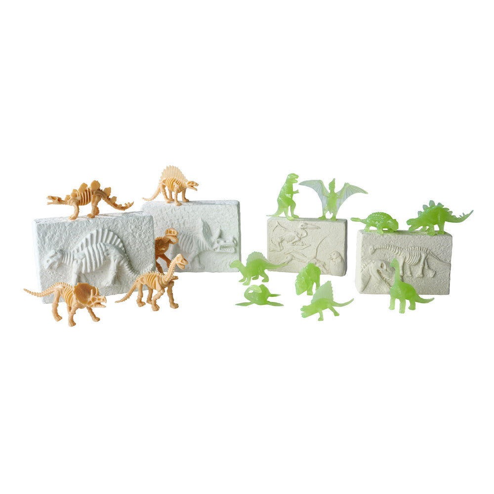 Dino Fossiel Bikken-set, 4dlg.