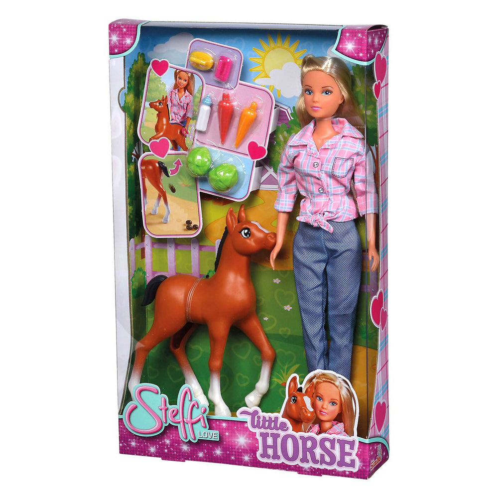 Steffi houdt van kleine paardenpop