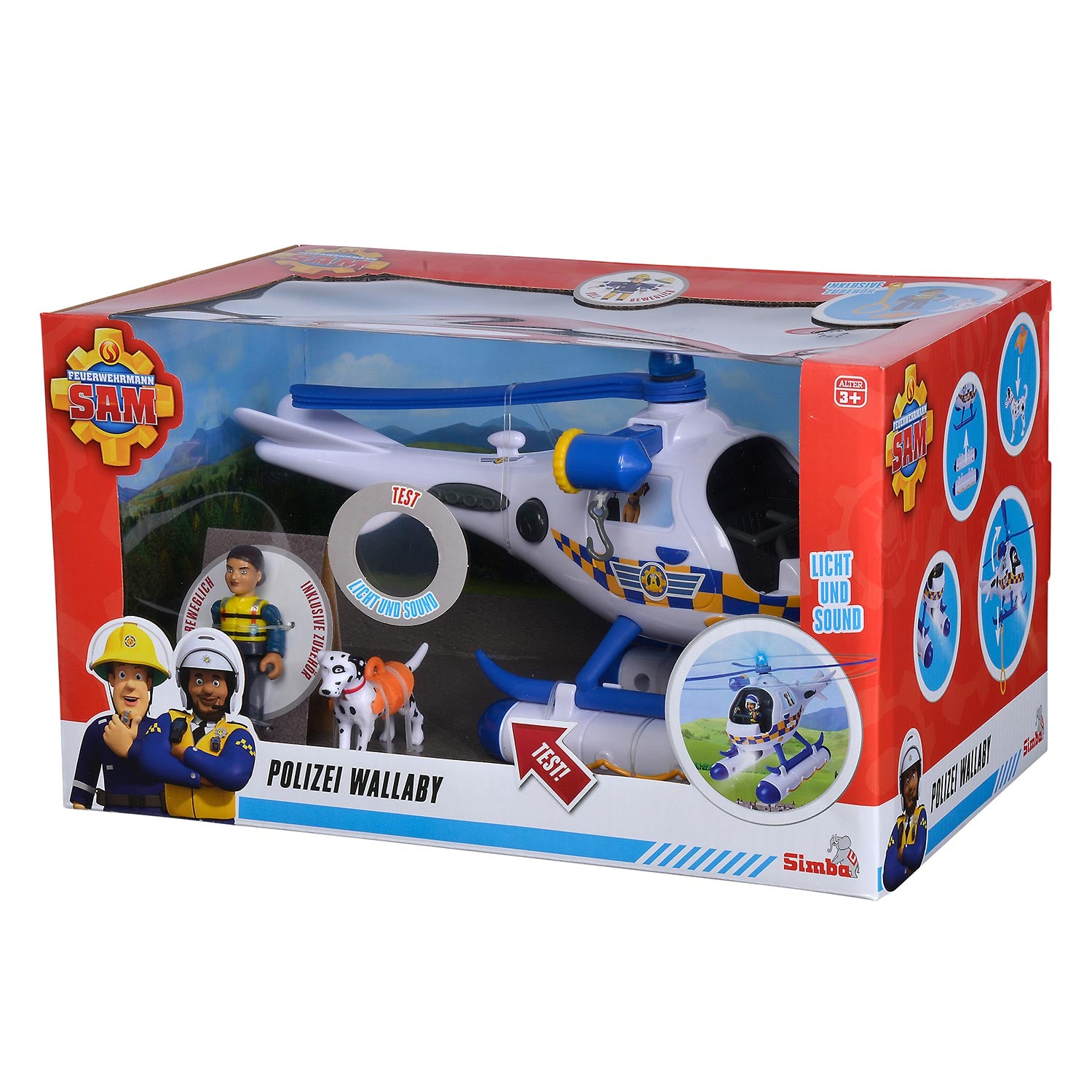 Brandweerman Sam Politiewallaby