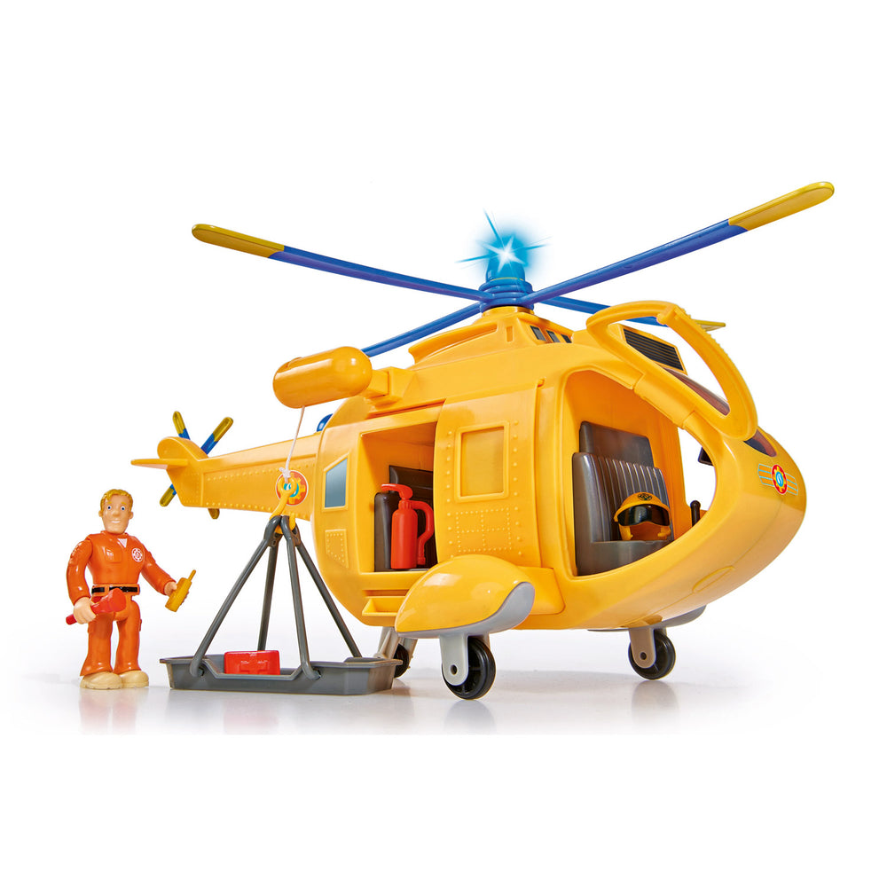Simba brandweerman sam wallaby 2 helikopter mef figuur