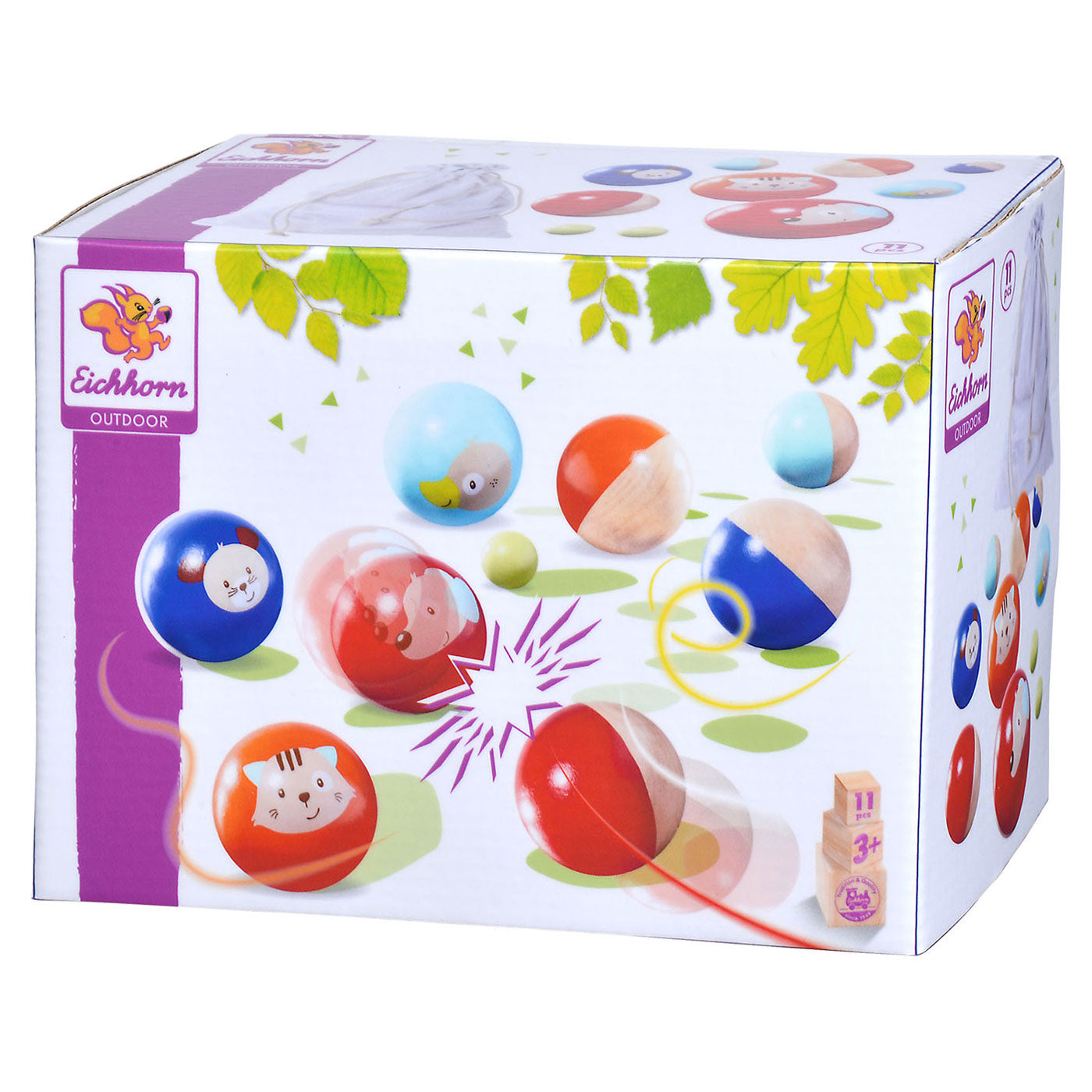 Eichhorn Houten Kinder Jeu de Boule