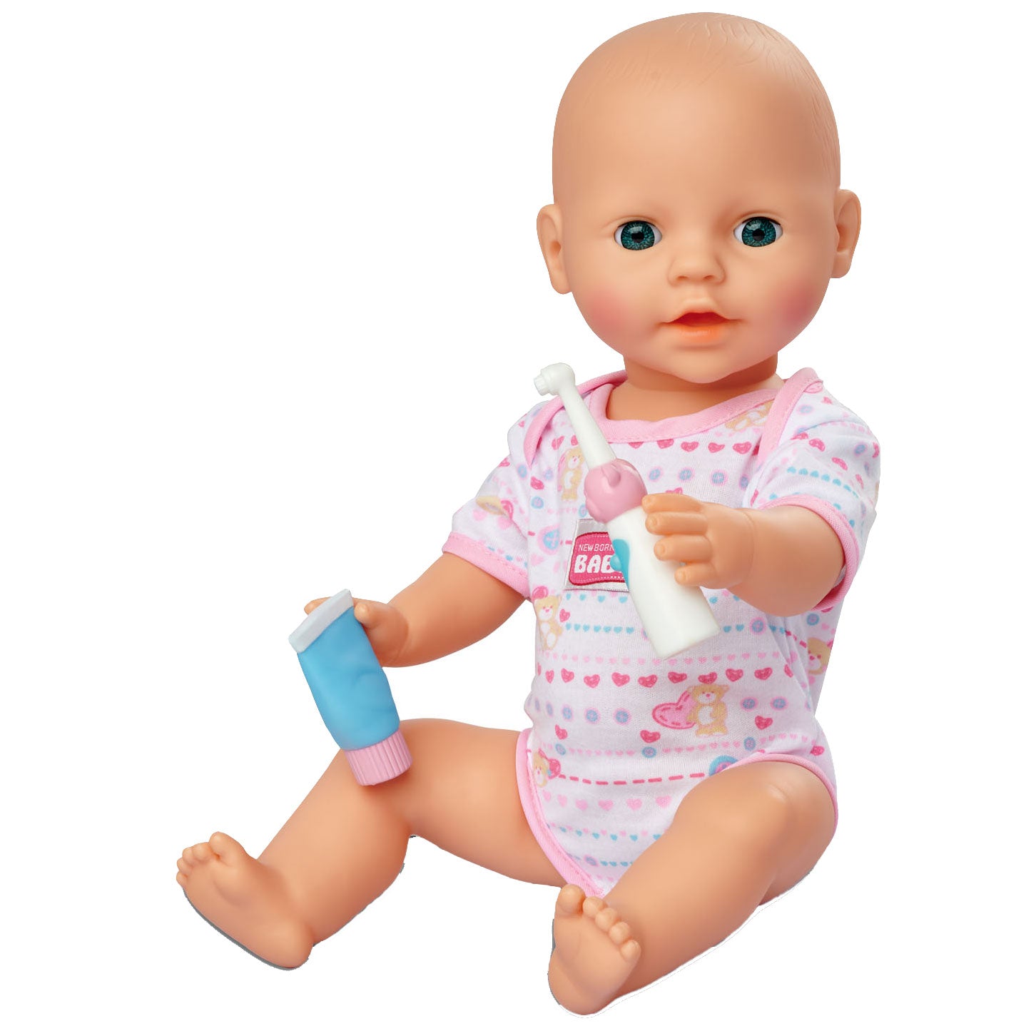 Pasgeboren baby badaccessoires, 4dlg.