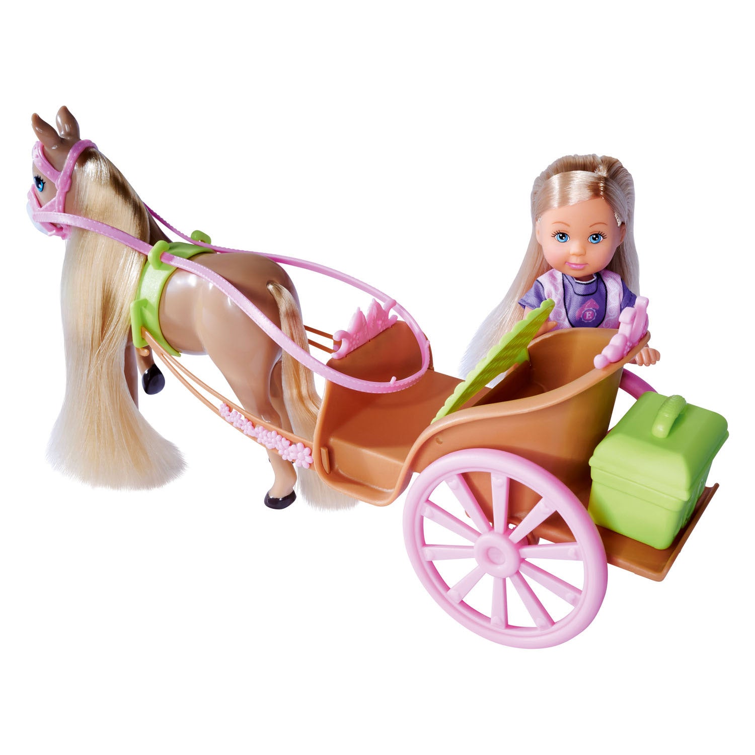 Evi love mini pop paard en wagen