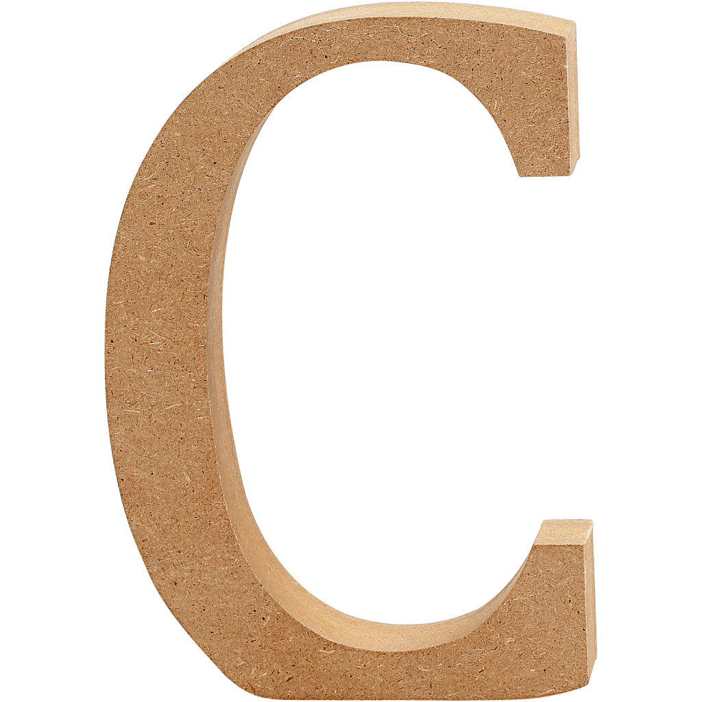 Creativ company letter c mdf 8cm, 1e.