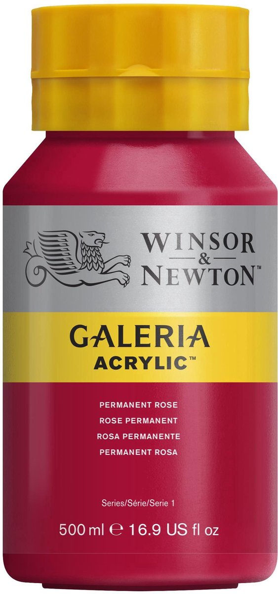 Winsor newton galeria acryl 500ml permanent rose