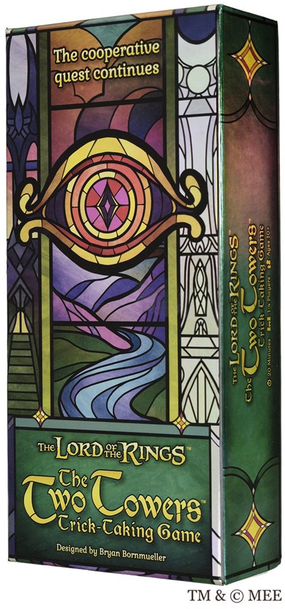 Asmodee lord of the rings kaartspel - the two towers trick-taking.