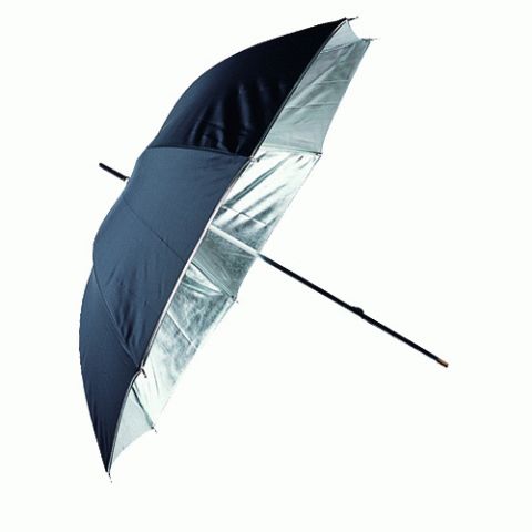 Linkstar Flash Umbrella PUR-84SB Silver Black 100 cm