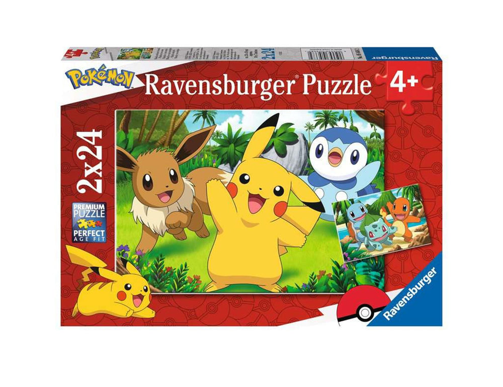Ravensburger puzzle Pikachu and his friends - jigsaw puzzle - 2x24 pieces