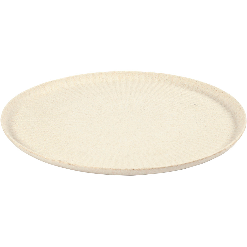 Creatief bedrijf dienblad rond bamboevezels,30cm