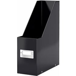 Tijdschriftenhouder click store leitz zwart