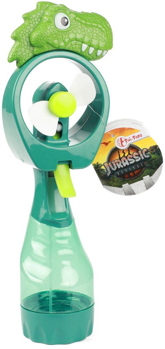 Toi-toys world of dinosaurs handventilator en sproeier dino