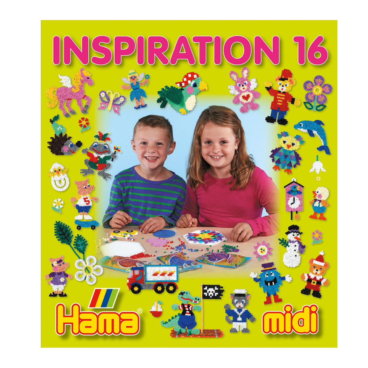 Hama Midi Iron-on Beads Inspiration Booklet, No. 16