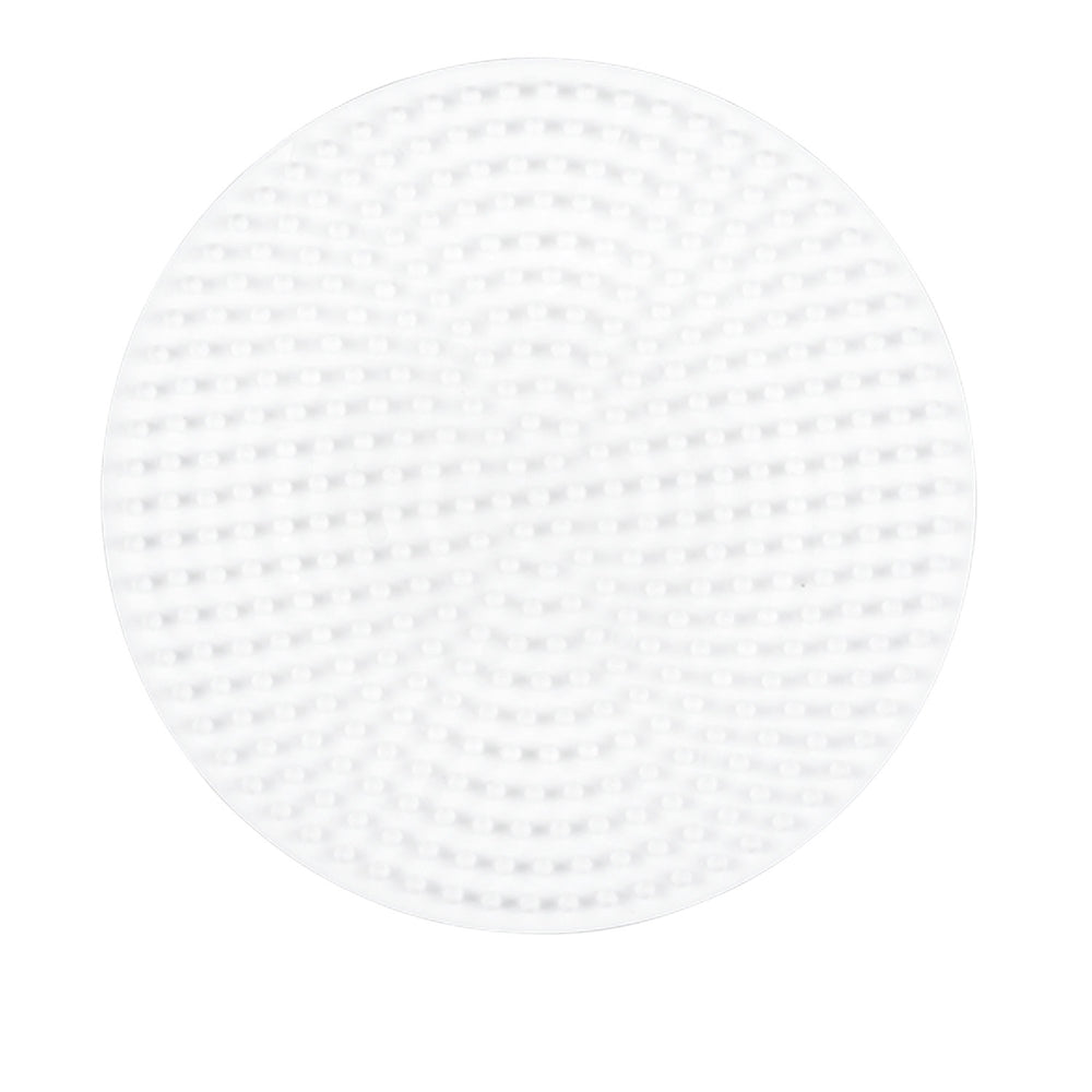 Hama strijkkralen grondplaat rond medium wit | 5 stuks