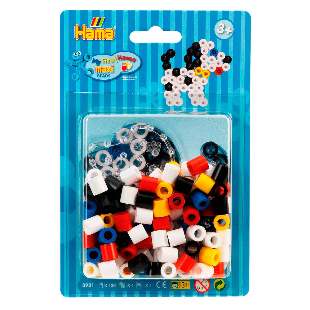 Hama maxi strijkkralenset hond, 100st.