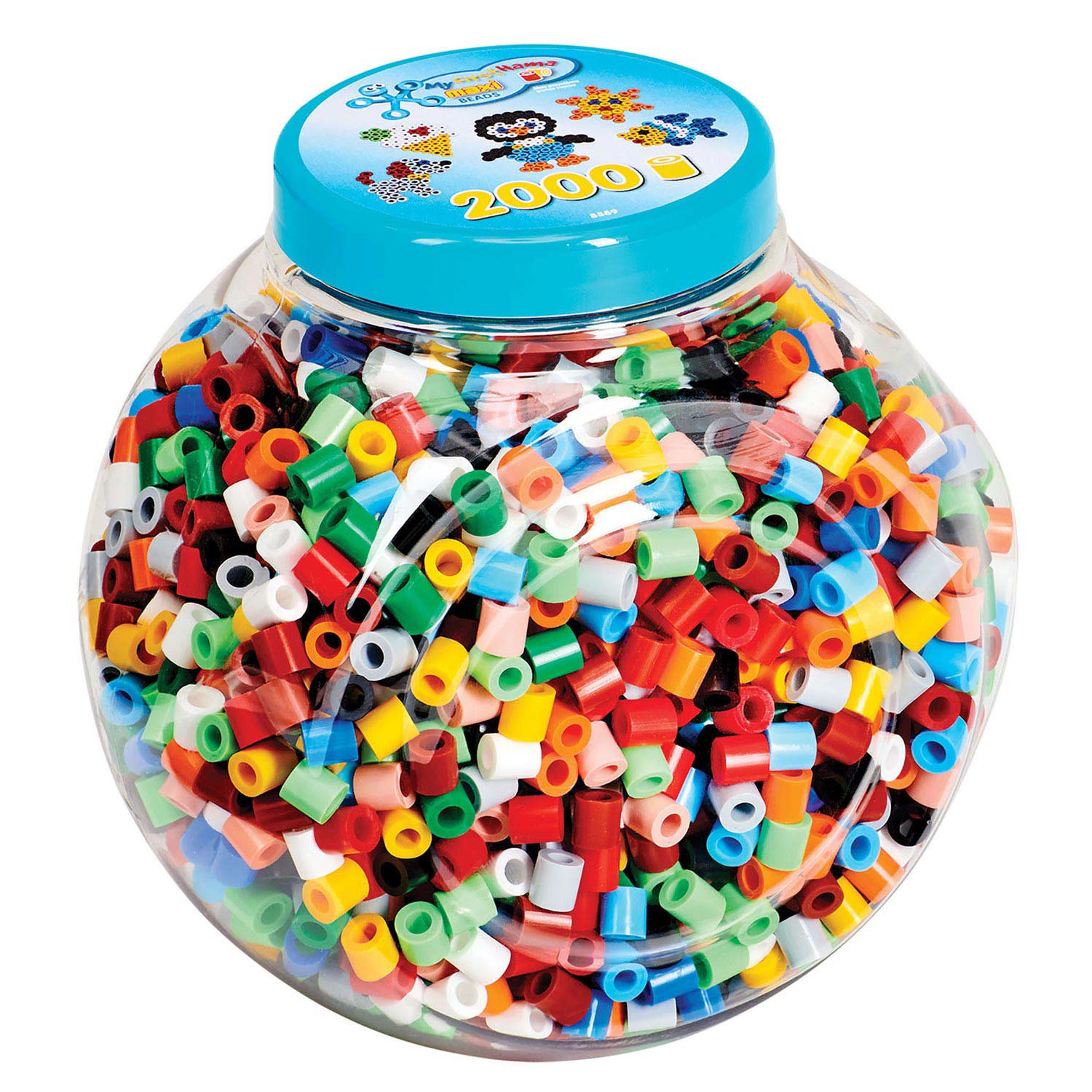 Hama maxi strijkkralenset in pot 2000st.