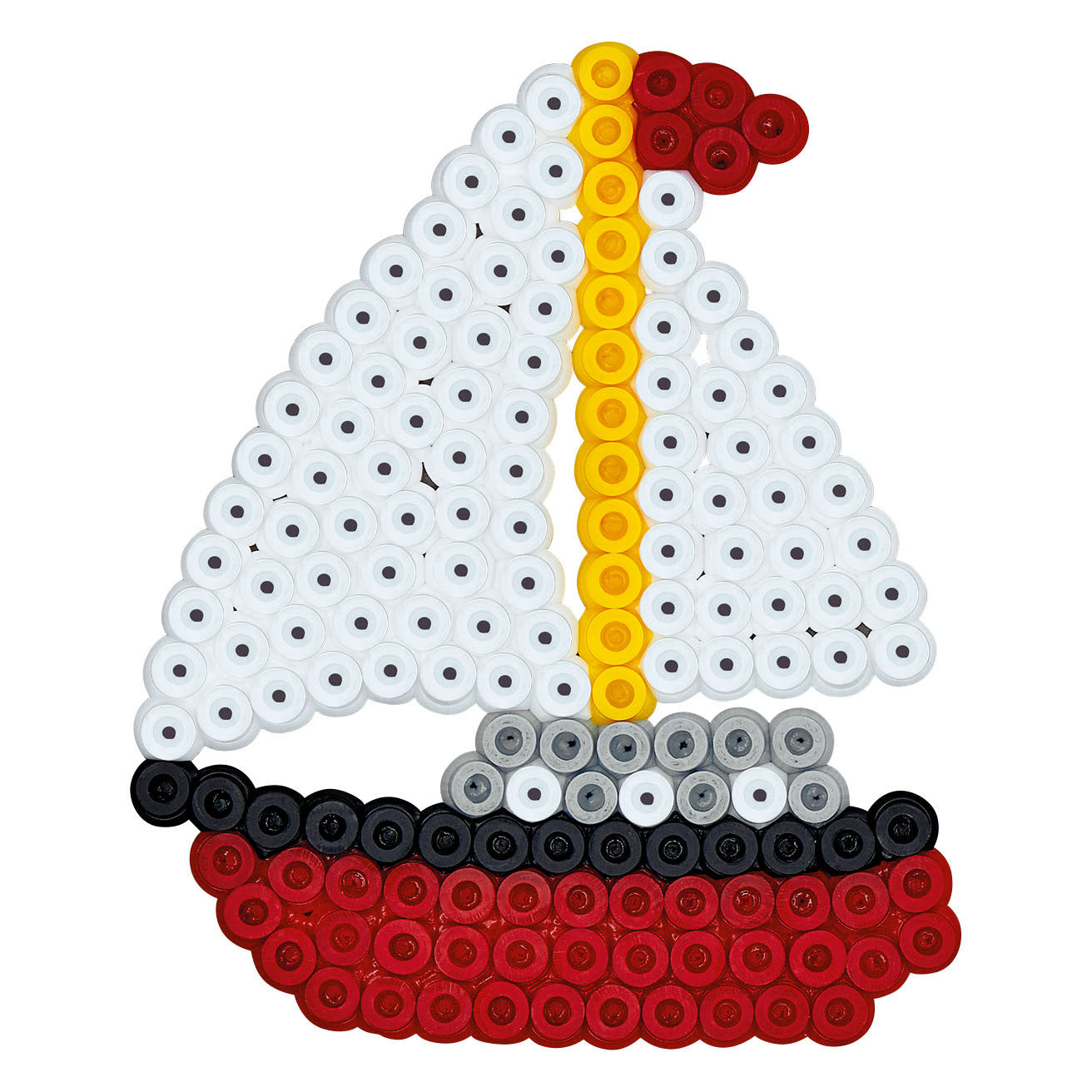 Hama midi strijkkralenset in pot, 4000st.