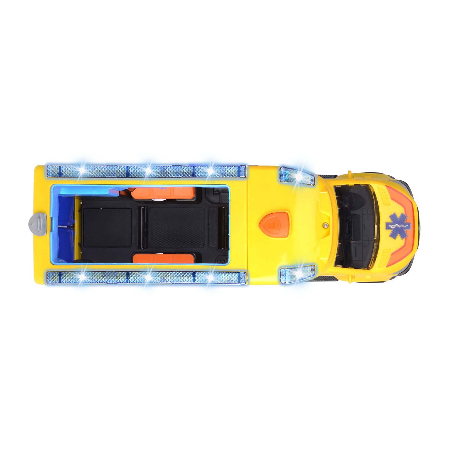 Dickie toys - mercedes benz sprinter rescue - ziekenwagen - ambulance - licht en geluid - vanaf 3 jaar