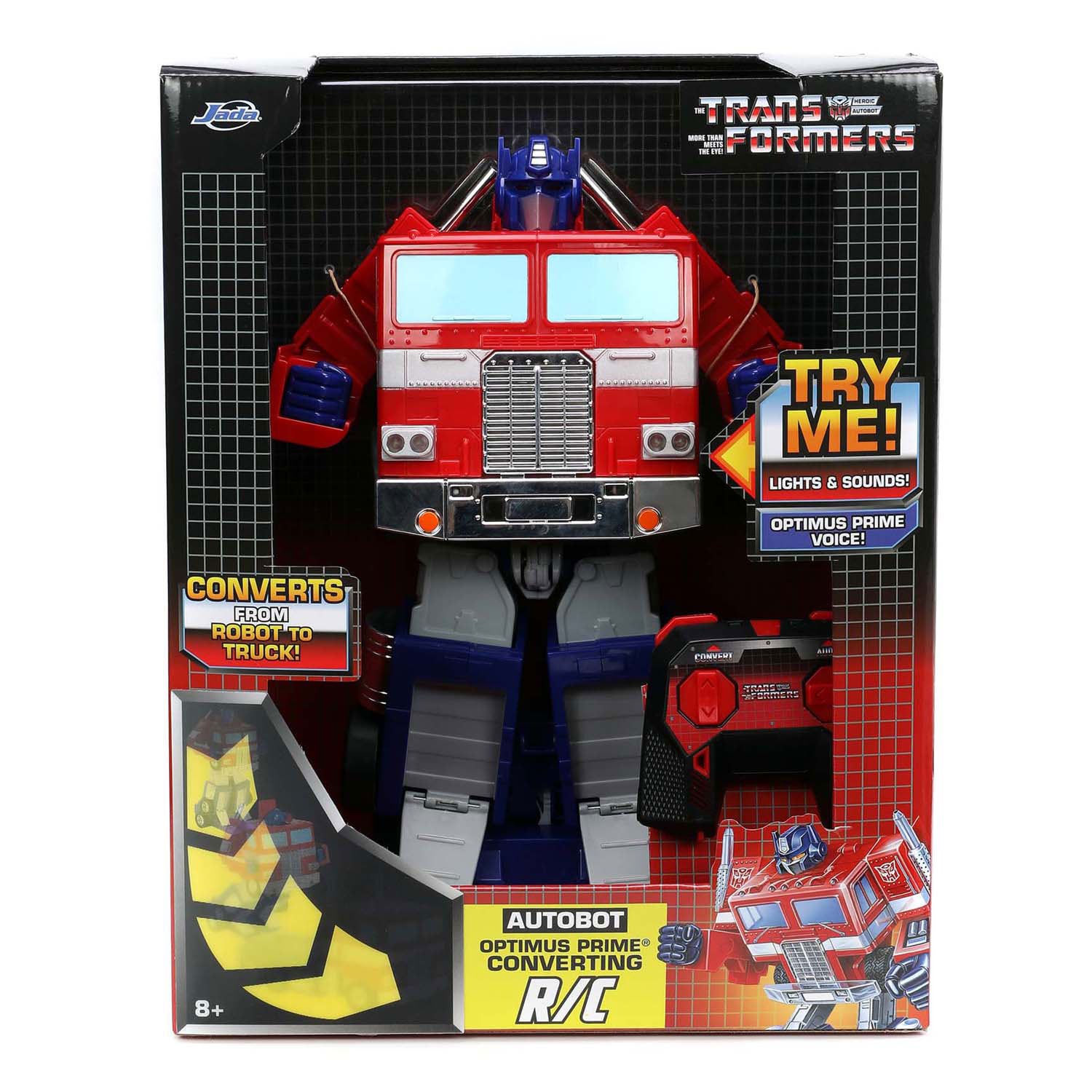 Jada toys jada optimus prime converting rc