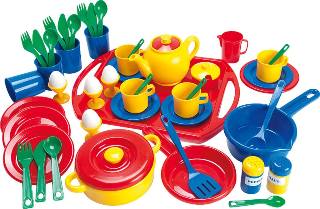 Dantoy servies- en kookset 57-delig