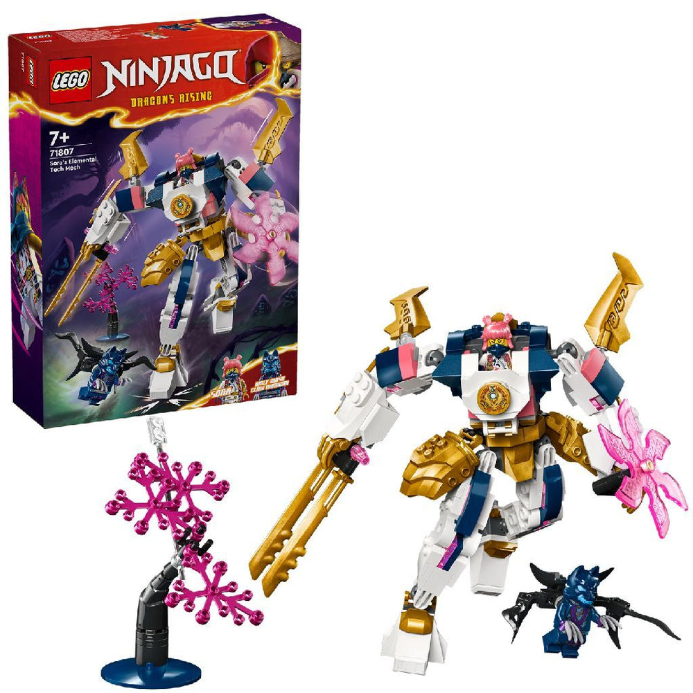 Lego ninjago - sora's elementaire techmecha constructiespeelgoed (71807)