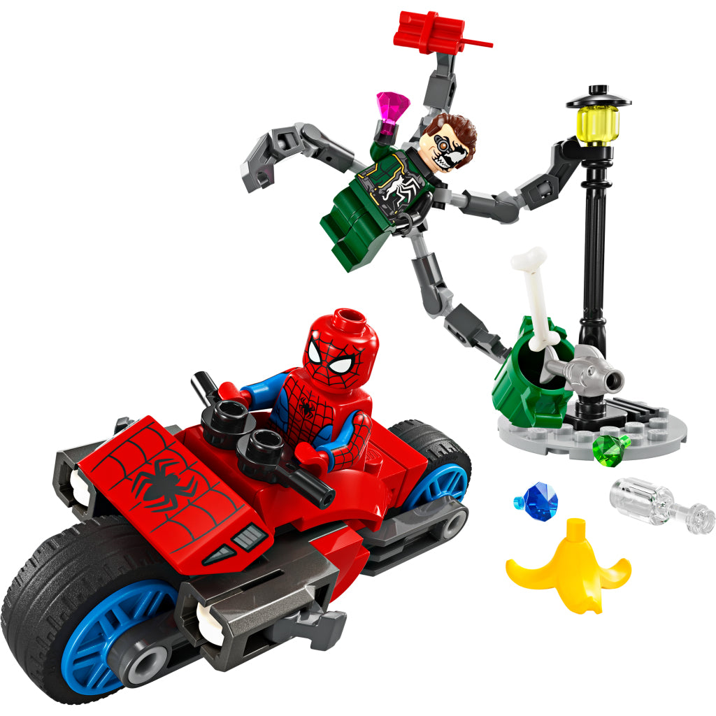 LEGO Super Heroes 76275 Motorachtervolging: Spider-Man vs. Doc Ock