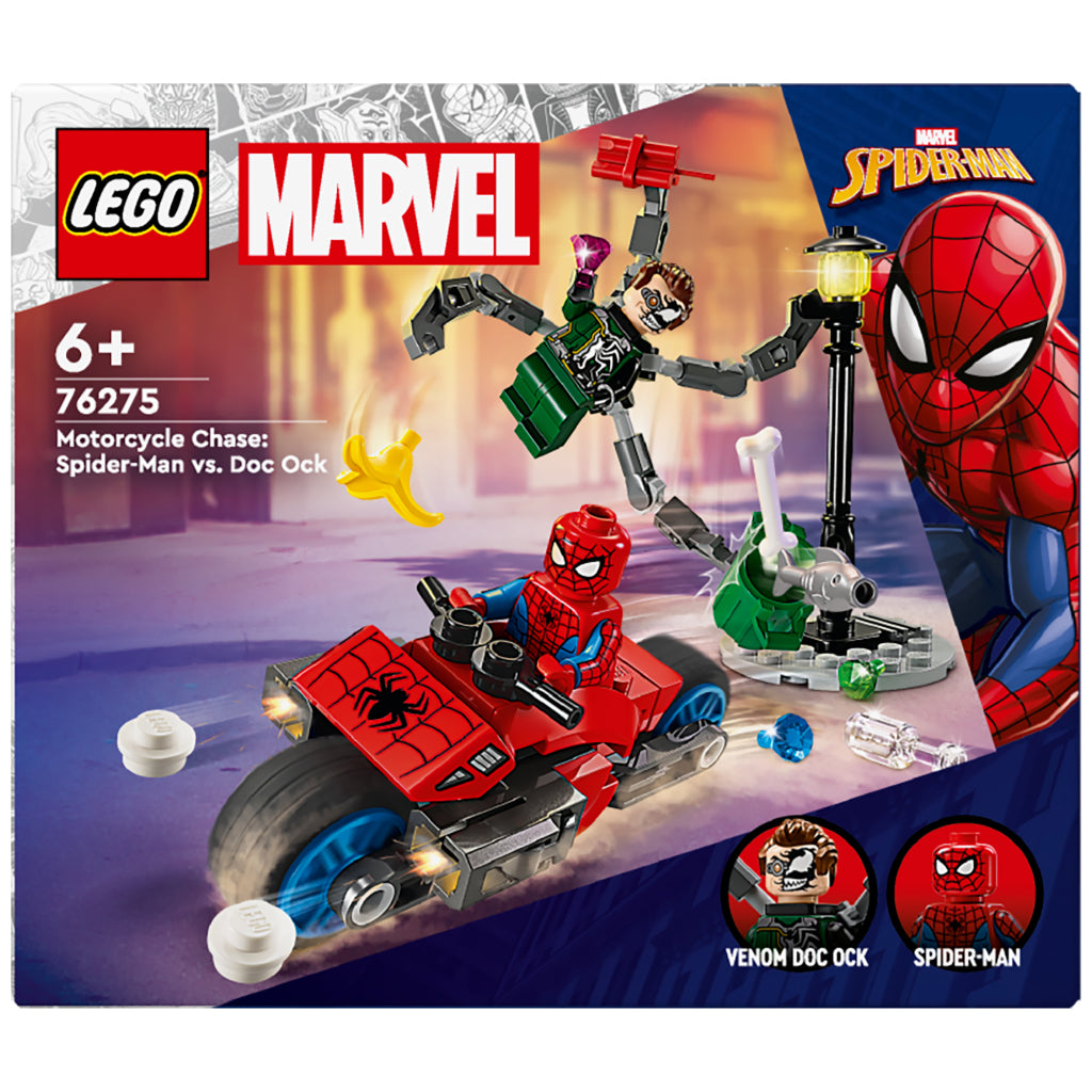 LEGO Super Heroes 76275 Motorachtervolging: Spider-Man vs. Doc Ock