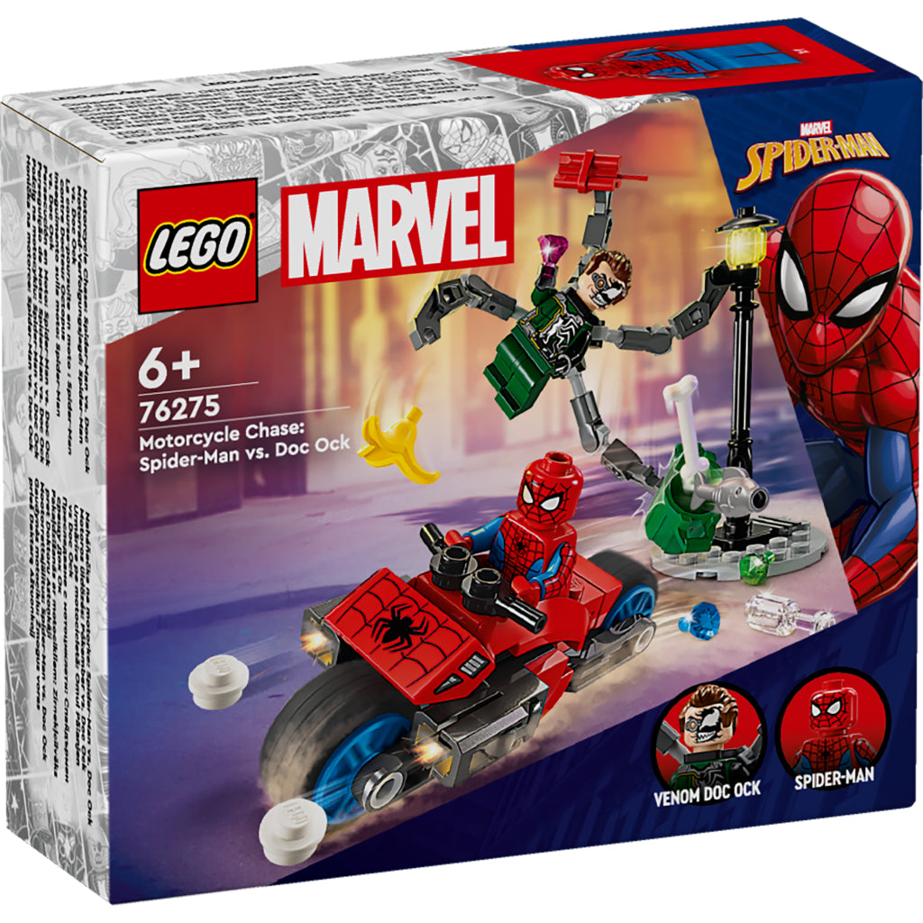 LEGO Super Heroes 76275 Motorachtervolging: Spider-Man vs. Doc Ock