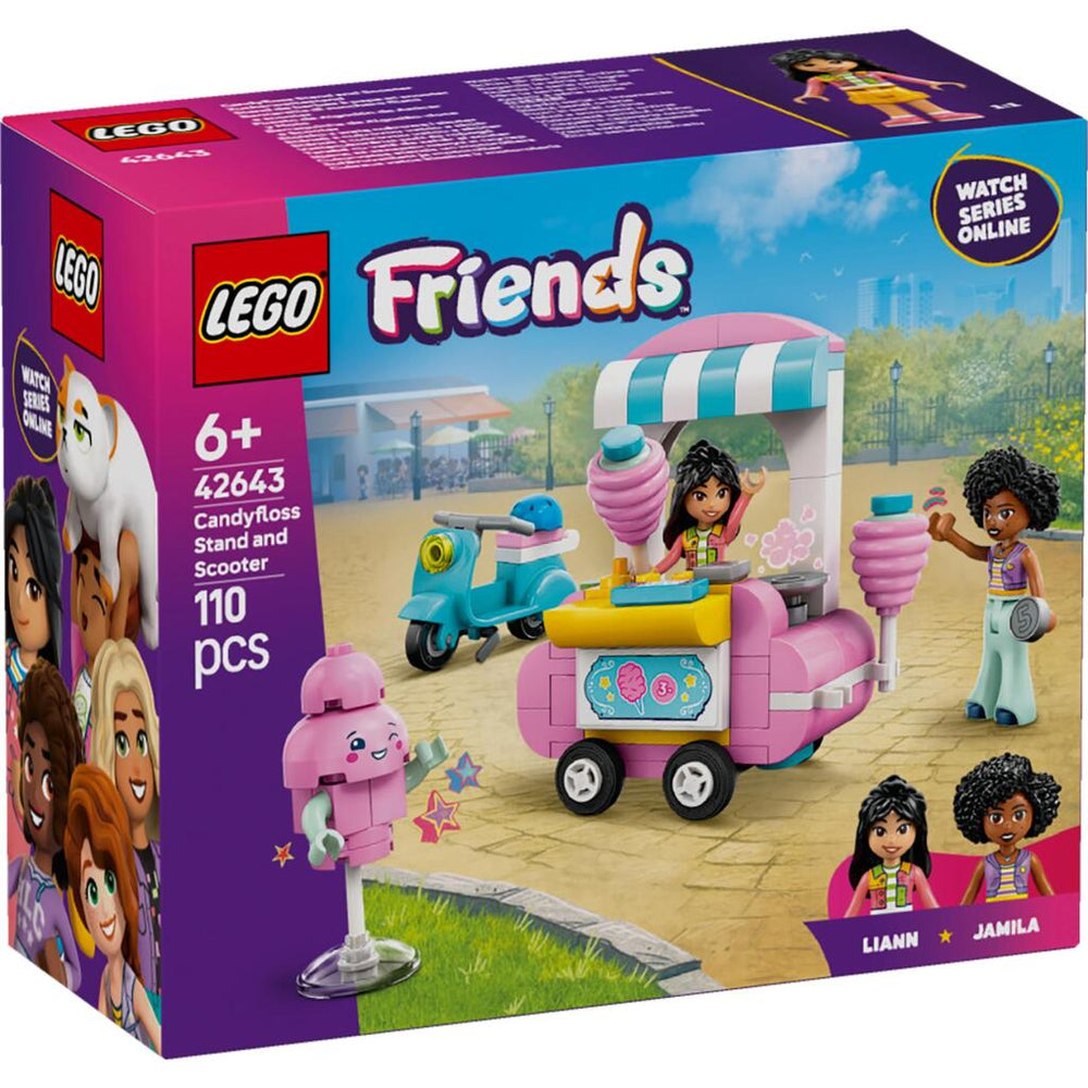 Lego Friends suikerspinnen kraam met scooter - 42643
