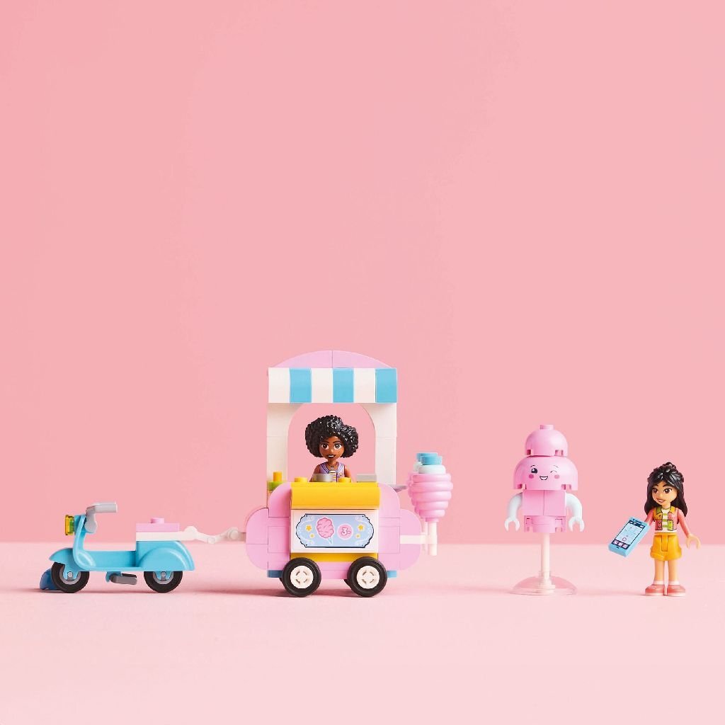 Lego Friends suikerspinnen kraam met scooter - 42643