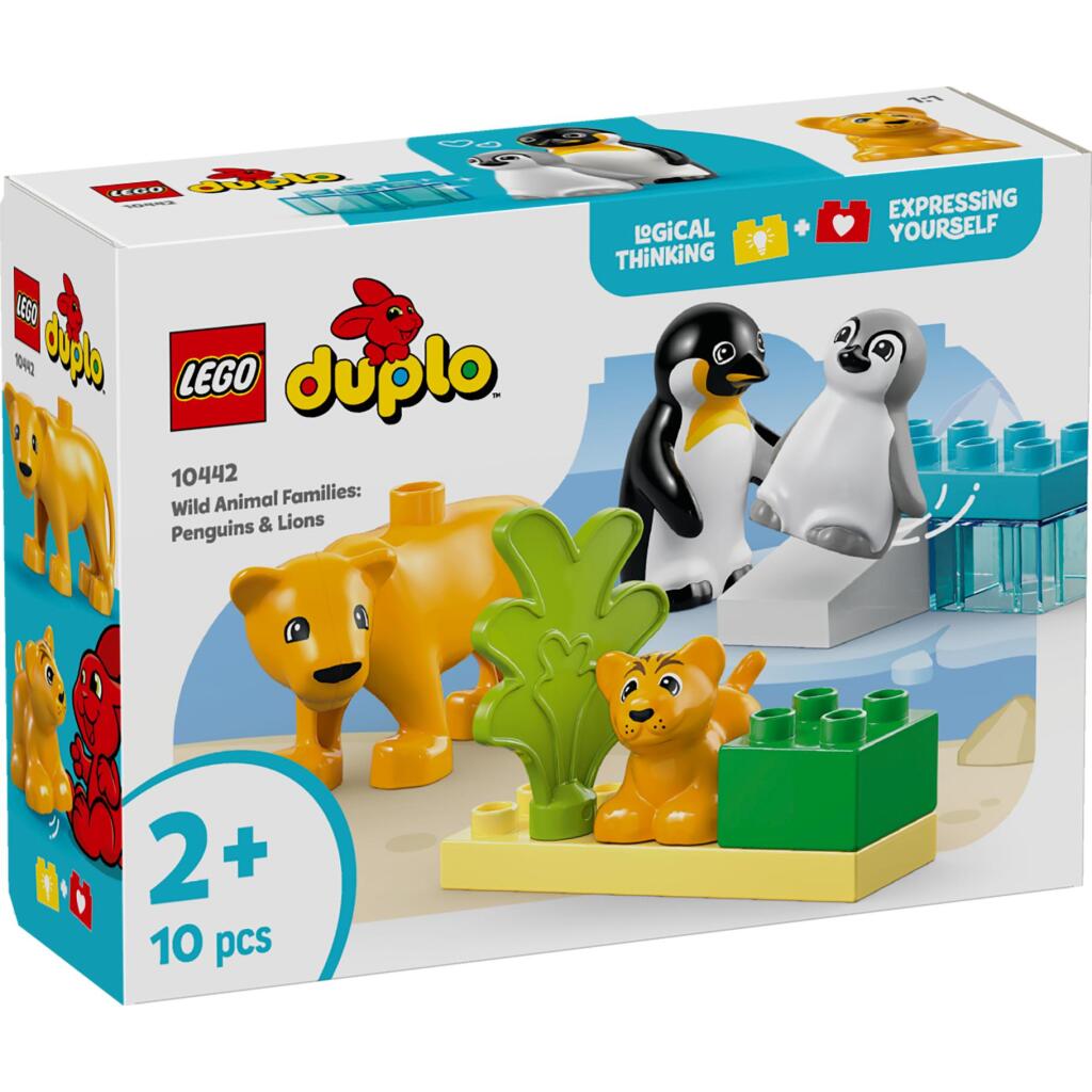 Lego duplo 10442 families van wilde dieren pingu iuml;ns en leeuwen