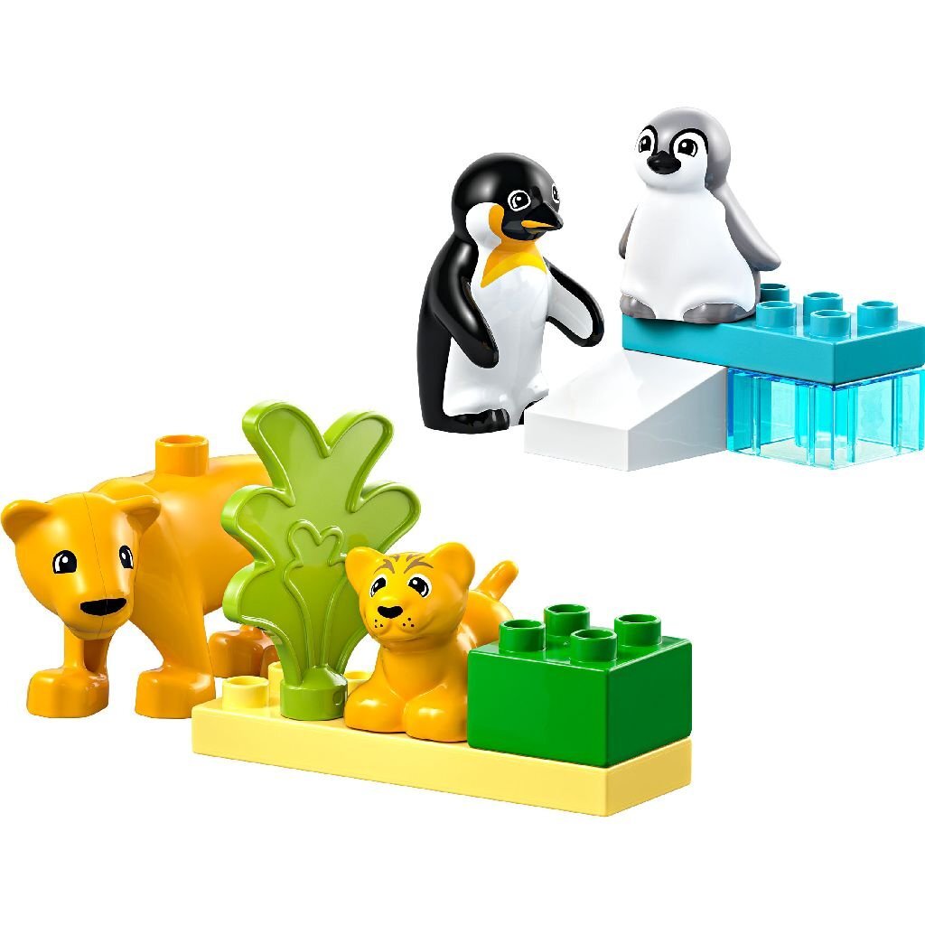 Lego duplo 10442 families van wilde dieren pingu iuml;ns en leeuwen
