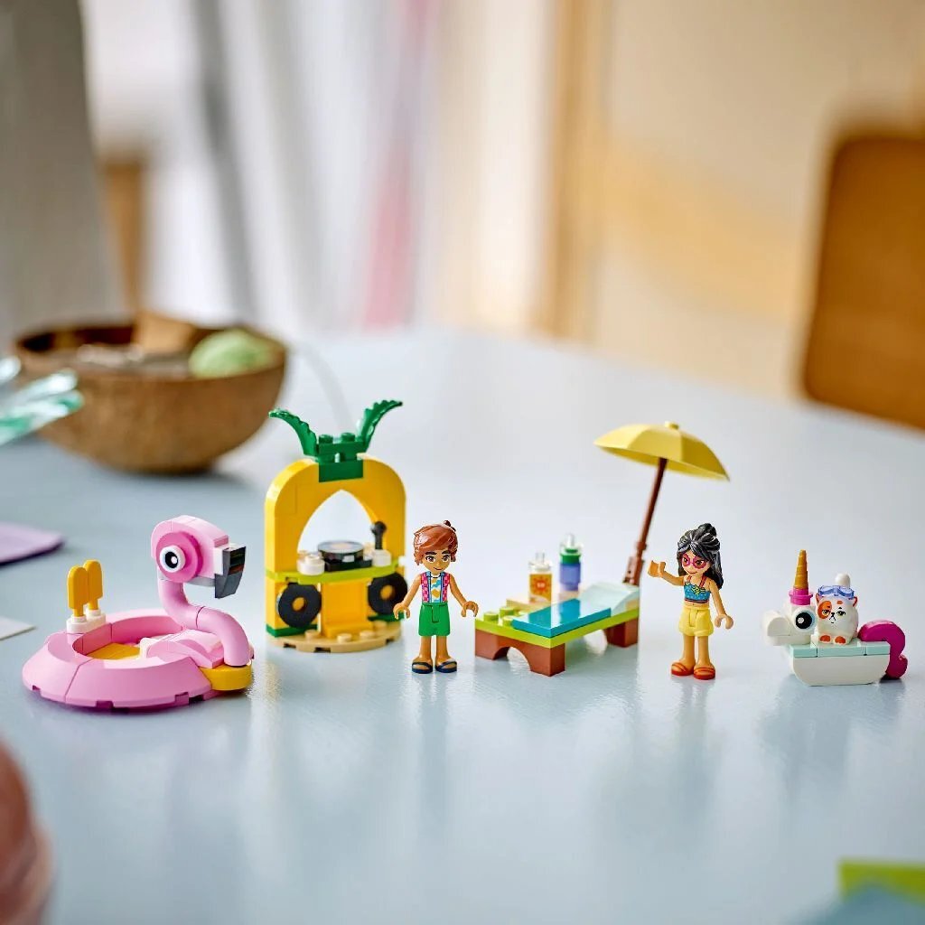 Lego 42658 Friends zwembadfeestje met flamingo en eenhoorn