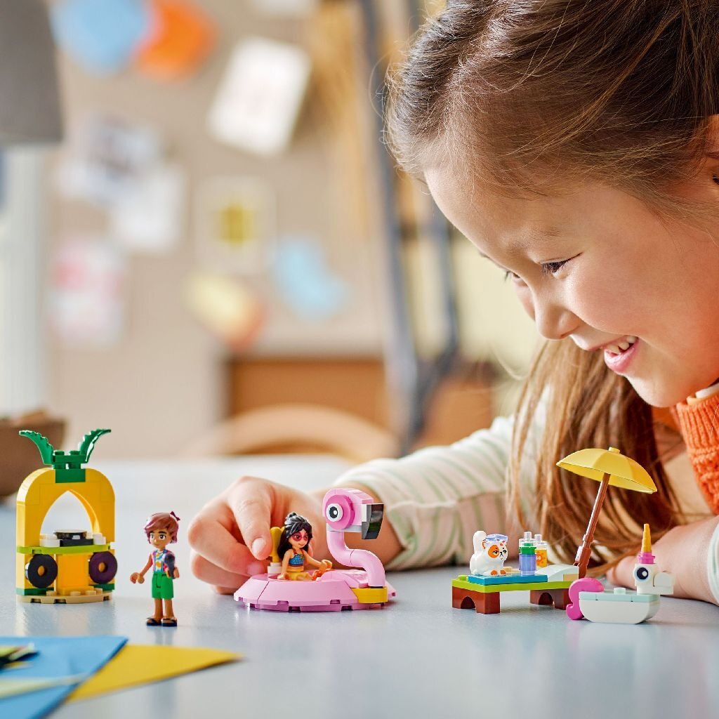 Lego 42658 Friends zwembadfeestje met flamingo en eenhoorn